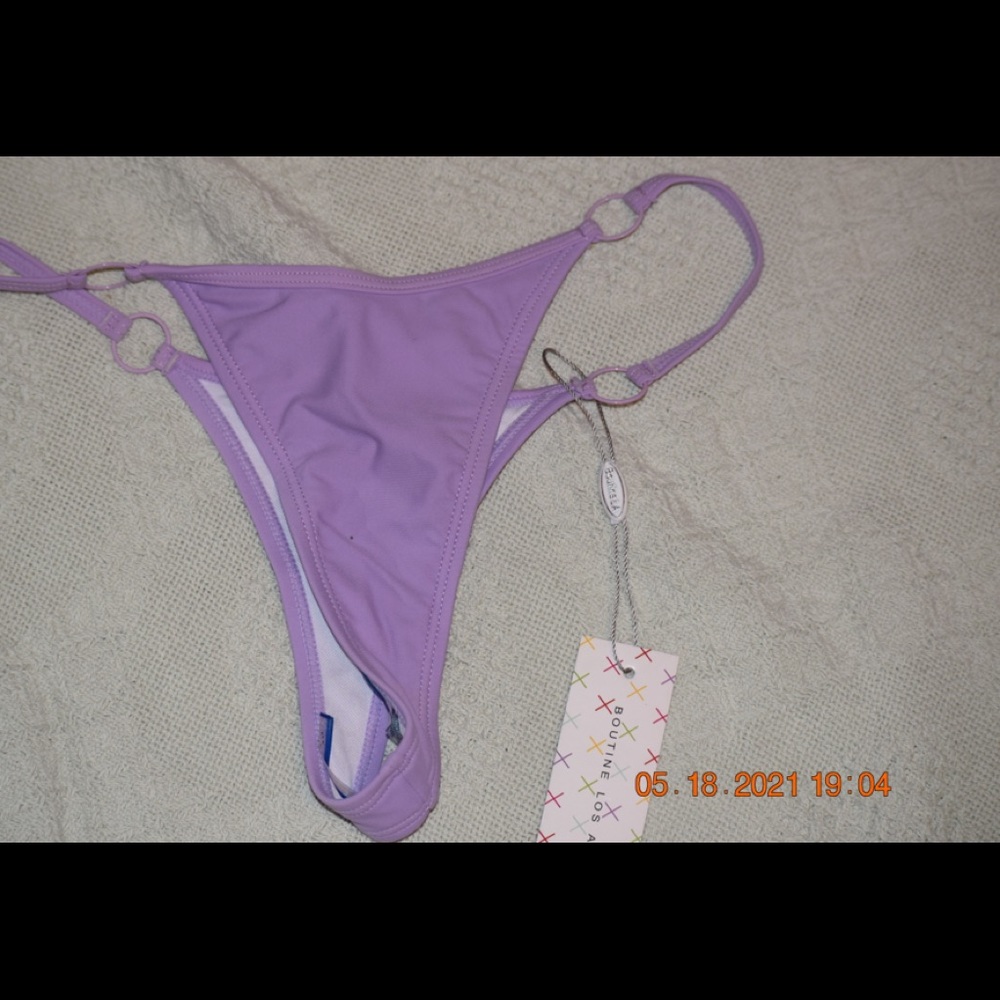 BOUTINE Los Angeles purple bathing suit